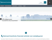Tablet Screenshot of nationaalgroenfonds.nl